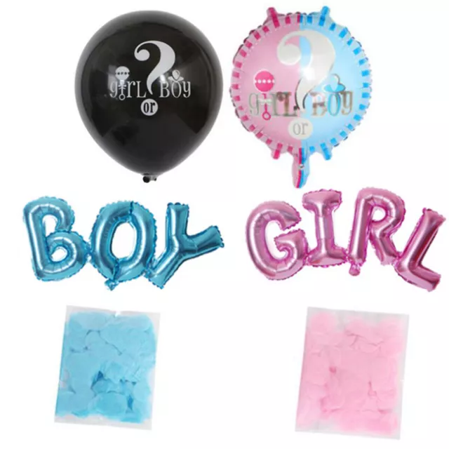 Große Baby Dusche Luftballons Junge oder Mädchen Folie Geschlecht zeigen Party