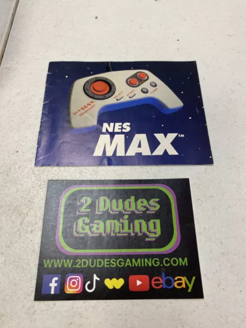 NES Max Controller Instuction Booklet Manual Only