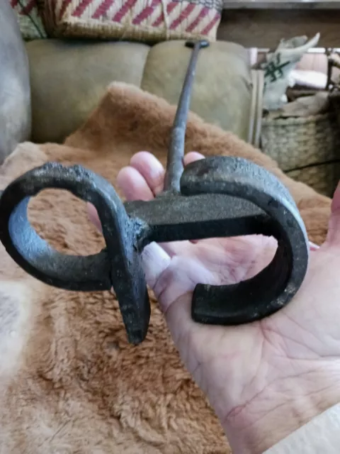 **Awesome Vintage 36  In.  Cattle Branding Iron Very Unique  Very Nice!**