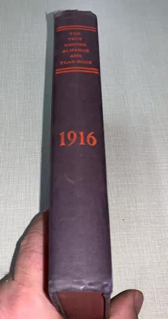 Troy Record Almanac And Year-book For 1916 Albany Cohoes Watervliet Green Island 2