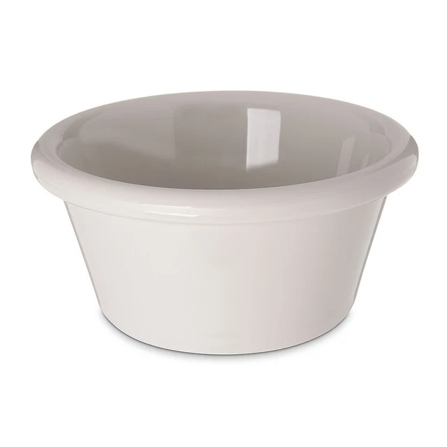 Carlisle 4312342 Bone Smooth 3 Ounce SAN Plastic Ramekin - 48 / CS