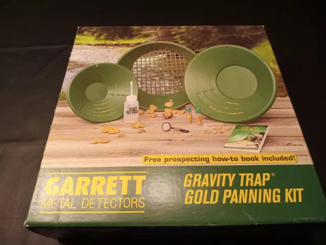 Garrett Deluxe Gold Panning kit NIB