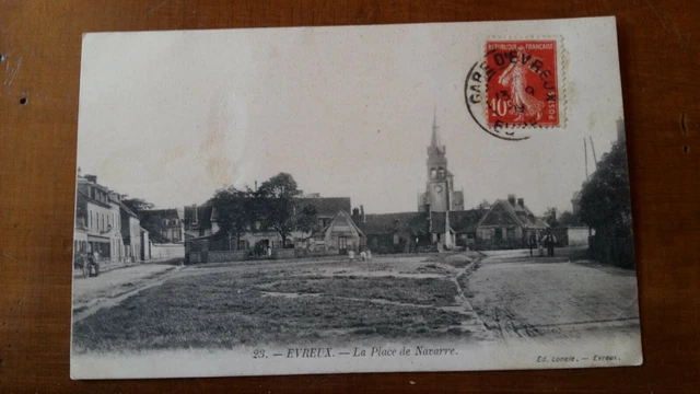 cpa Evreux "27" la place de Navarre