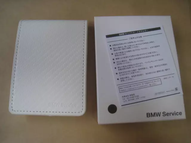 BMW original Memo Holder White with Box from japan genuine