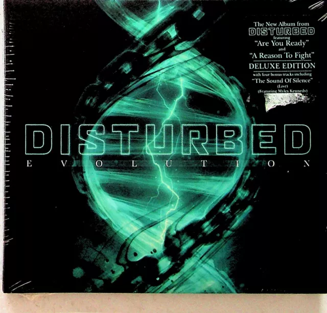 DISTURBED- Evolution, Deluxe Edition Digipak CD *NEW -4 Bonus Tracks/Live