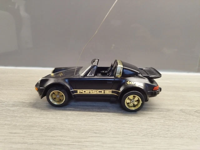 Taiyo Radio Controlled Porsche 911 Targa Vintage Boxed Retro RC Car& Remote