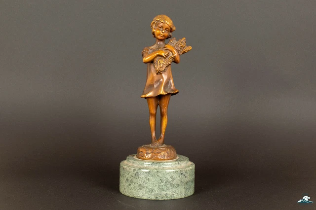 Late 19th Century S. Bagard Bronze Figure