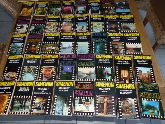 SIMENON. (maigret) Lot de 40 titres différents