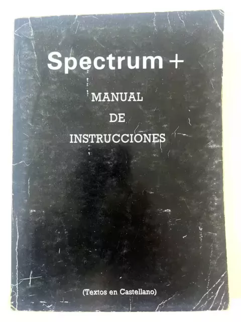 Manual De Instrucciones Spectrum Perfecto Estado Completo