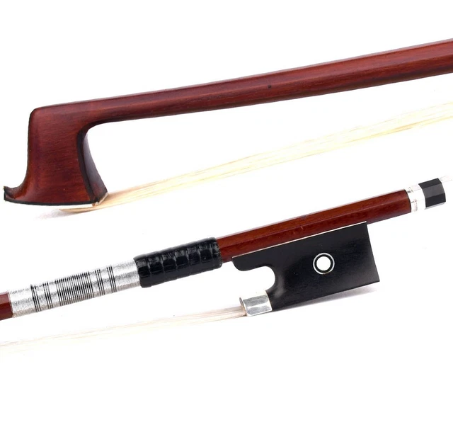 MASTER OCTAGONAL IPE Violin Bow 4/4 Ebony Parisan eye Silver Part E