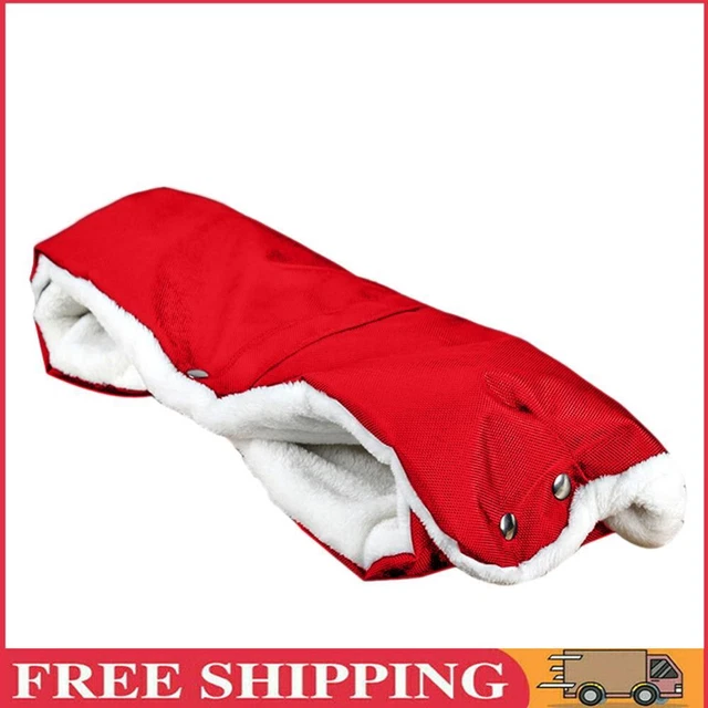 Stroller Warmer Gloves Pushchair Hand Muff Waterproof Pram Accessory Red-96898.0