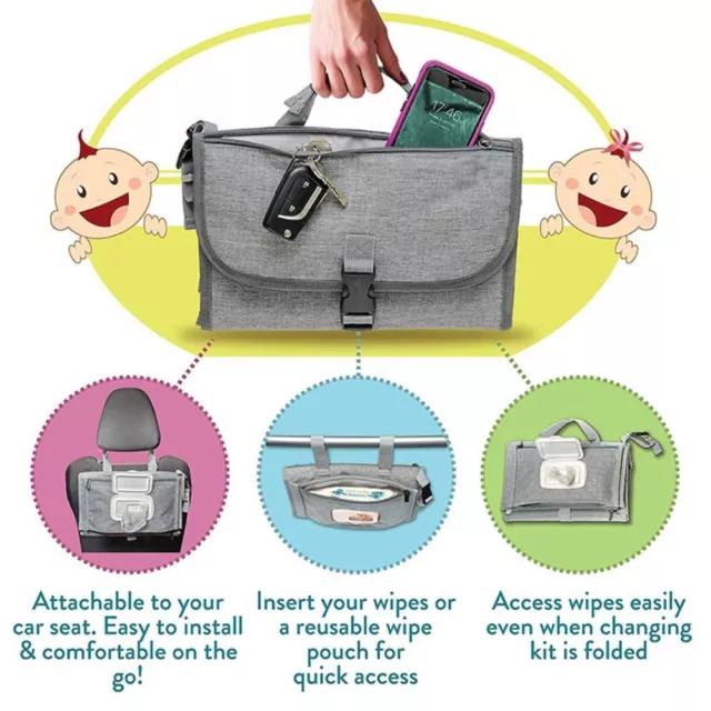 Essentials Portable Changing Pad Diaper Changing Pad Diaper Bag Changing Mat
