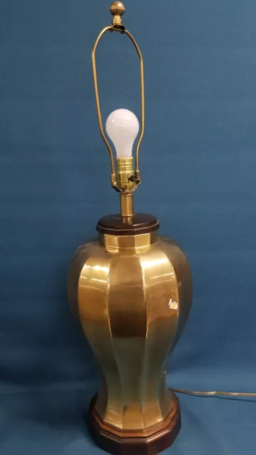 Mid Century Modern MCM FREDERICK COOPER Chicago Brass Plated Table Lamp