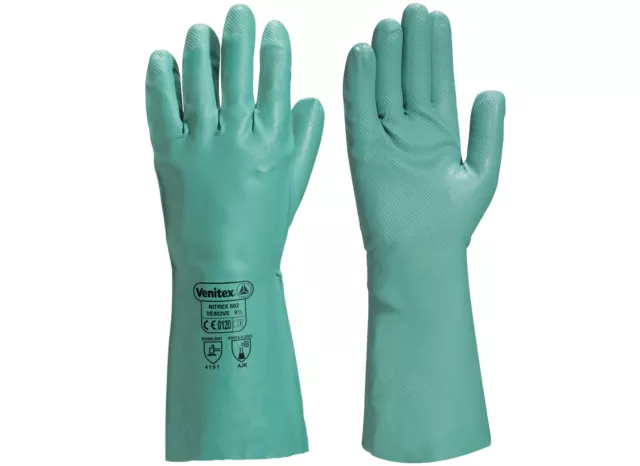 Delta Plus Venitex VE802VE Nitrex 802 Verde Nitrile Prodotto Chimico Resistente