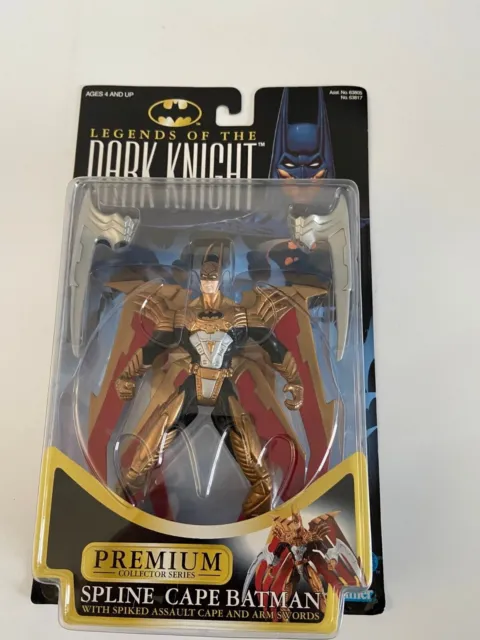 Legends of the Dark Night Premium Spline Cap Batman Kenner Figure 1996 new MOC