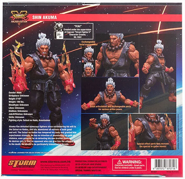 Storm Toys Street Fighter Shin Akuma SDCC 1:12 Action Figure Official In Stock 3