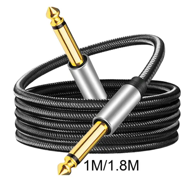 6.35mm Guitar Cable Instrument Cable, Male to Male ,1/4inch TS Cable, Guitar