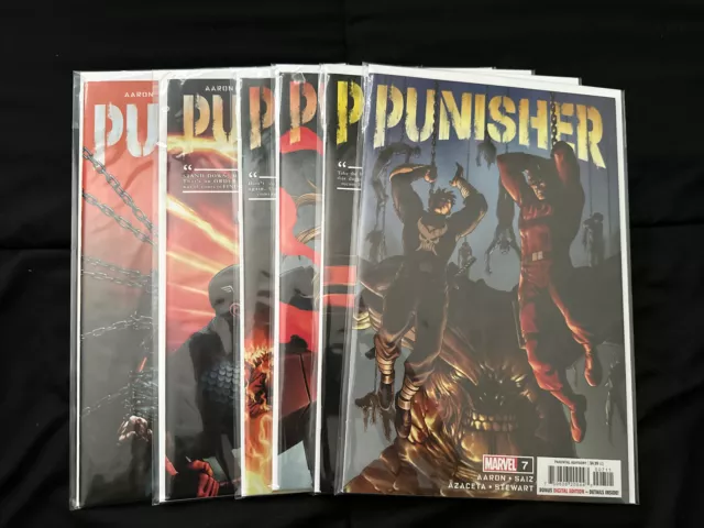 PUNISHER #7-12 Vol 2 The King Of Killers Book Two MARVEL (2022) JASON AARON