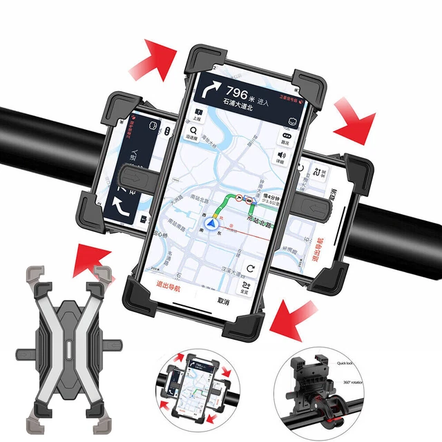 Bicycle Motorcycle MTB Bike Handlebar Mount Holder for Cell Phone iphone GPS