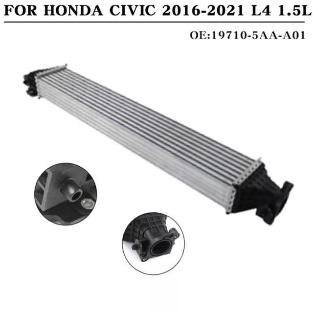 Intercooler Charge Air Cooler For 2016-2018 Honda Civic EX-T Coupe Sedan L4 1.5L