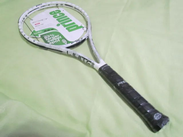 New Prince Exo3 White 100 Grip 4 3/8 (3) Tennis Racquet