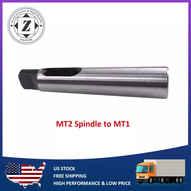 MT2 Spindle to MT1 Arbor Morse Taper Adapter Reducing Drill Sleeve For Lathe
