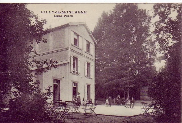 CPA 51 MARNE près Reims Mourmelon RILLY-LA-MONTAGNE Restaurant LUNA PARCK
