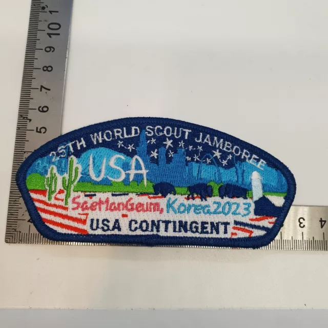 25th World Scout Jamboree 2023 Korea / USA  official JSP  badge patch