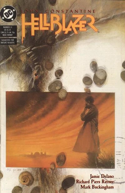 HELLBLAZER #13 F/VF, John Constantine, DC Comics 1988 Stock Image