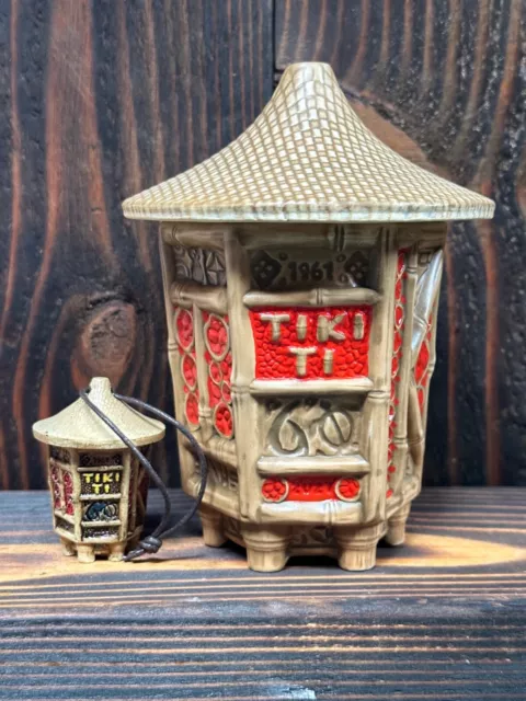 Tiki Ti 60th Anniversary Tiki Lamp Tiki Mug with Pendant Limited Release 1st Ed