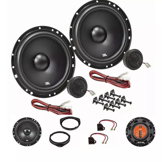 JBL Stage1 601C Lautsprecher Set kompatibel mit Opel Astra H Corsa D Corsa E 2-W