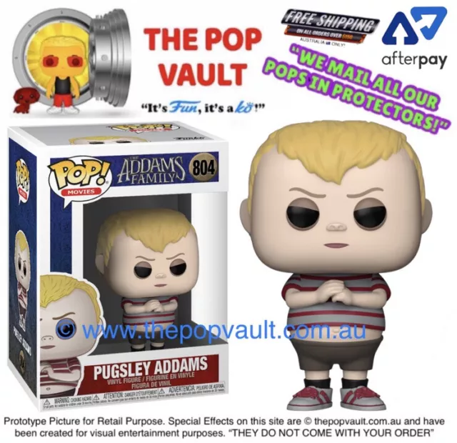 Funko Pop Vinyl Movies The Addams Family #804 Pugsley Addams Bnib + Protector