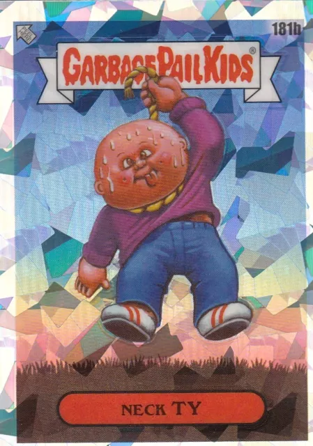 Neck Ty Topps Chrome Garbage Pail Kids Gpk Series 5 Atomic Refractor #181A 2022