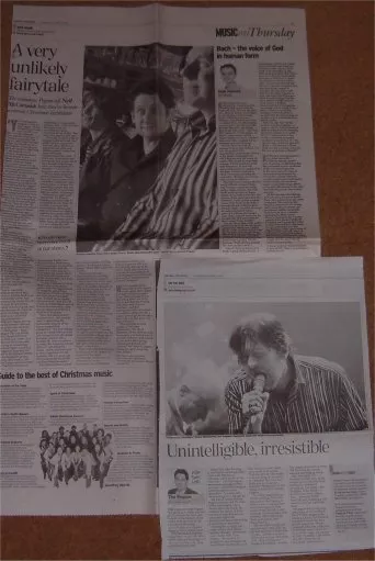 POGUES clipping / cuttings UK newspapers