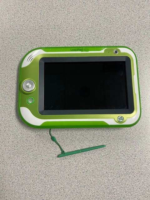 LeapFrog LeapPad Ultra XDI Learning Tablet Green Case 2 Games Bundle EUC