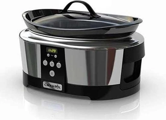 Crockpot SCCPBPP605 Next Generation Slow Cooker, 5.7 L, Silver (220 Volts