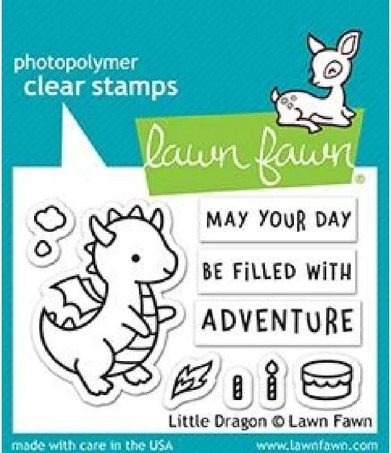 Clear Stamps LF2323 Little Dragon