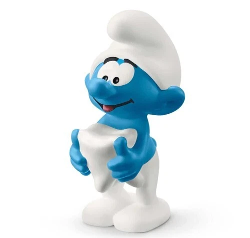 Modellino Action figure statua modellino   schleich PUFFO CON DENTE da collez...
