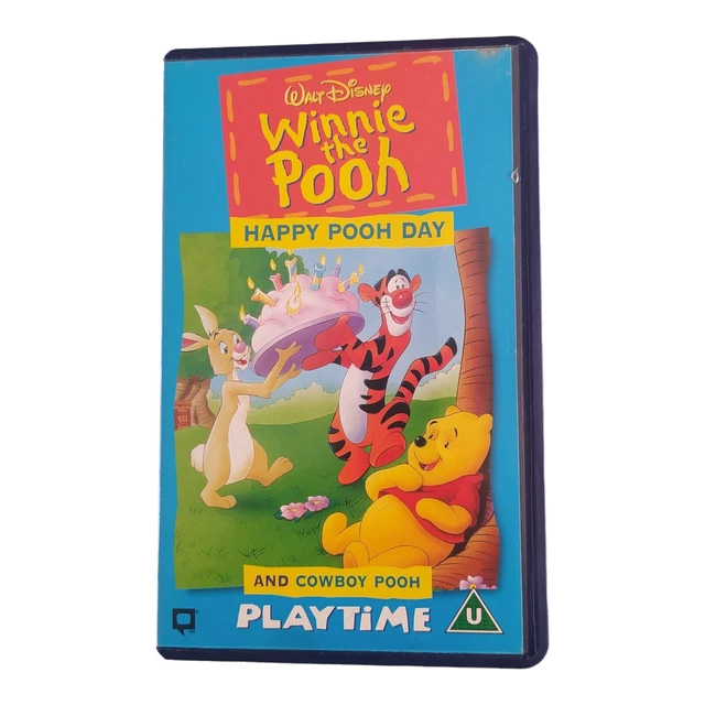 WINNIE THE POOH Disney Vhs Tape Happy Pooh Day Tested Rare VGC £7.49