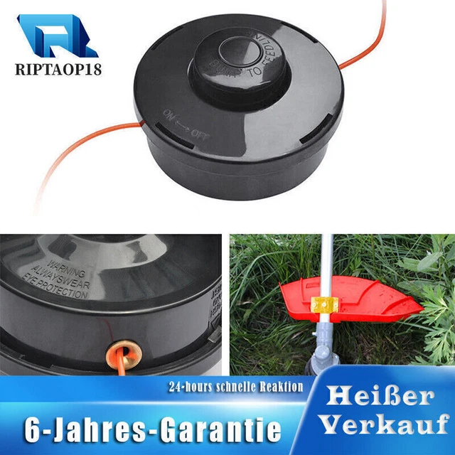 3x Universal Rasentrimmer Motorsense Doppelfadenkopf Fadenkopf Kopf Fadenspule Spule Schneidkopf Spulenkopf Trimmerspule mit Tippautomatik M10 Schraube 3x Universal Rasentrimmer Motorsense Doppelfadenkopf Fadenkopf Kopf Fadenspule Spule Schneidkopf Spulenkopf Trimmerspule mit Tippautomatik M10 Schraube