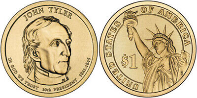  2009 P Uncirculated John Tyler Presidential Dollar