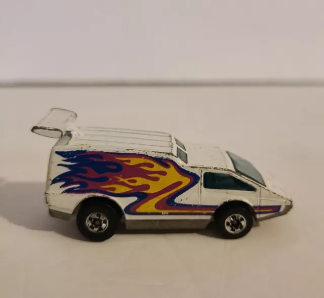 VINTAGE HOT WHEELS Blackwall Spoiler Sport Van Rare White