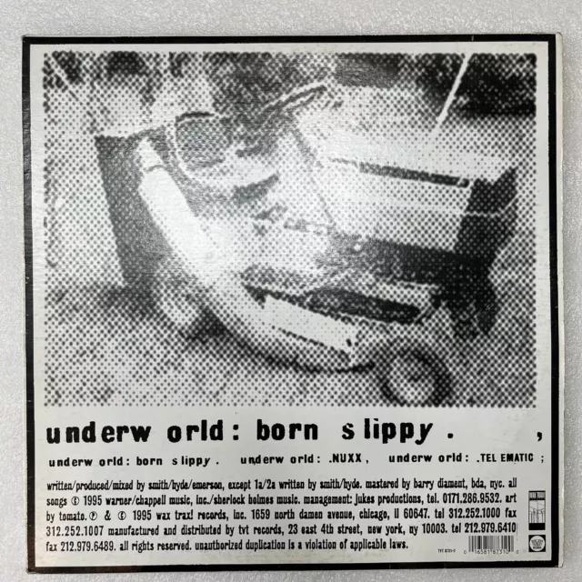 Underworld Born Slippy Vinyl Record 12" Electronic Breakbeat Techno US 1995