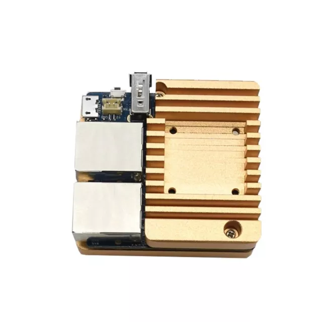 NanoPi R2S Open Source Board Dual-Gbit / s-Ethernet-Ports mit Metallschutzhülle