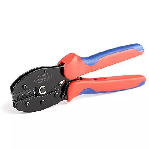 IWISS Solar PV Cable Crimping Tool for MC4 Connectors, AWG14-10,2.5/4/6mm2