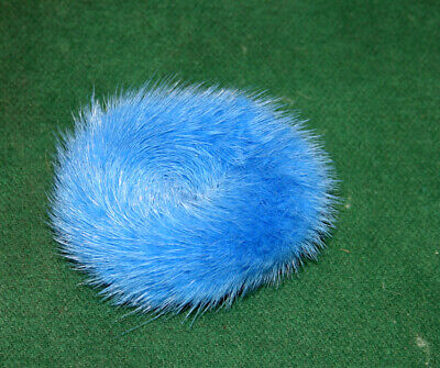 New Royal Blue Mink Fur Scrunchy Efurs4less