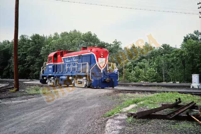 Vtg Duplicate Train Slide 1776 Delaware & Hudson Engine Mechanicsville NY X6P121
