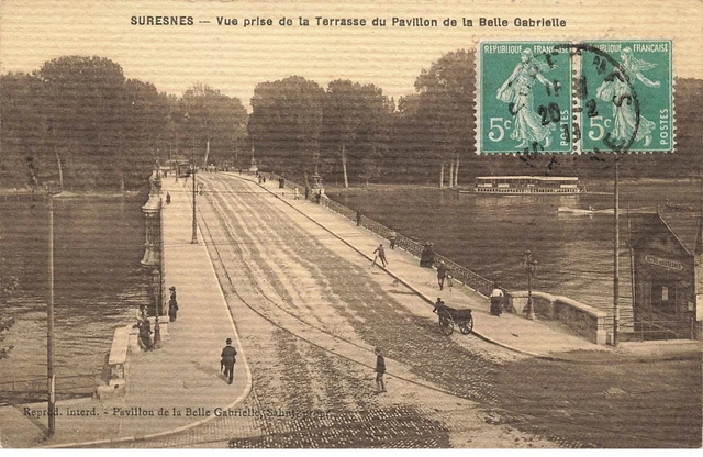 92 Suresnes #28204 Bridge View Taken From The Pavilion Terrace Beautiful Gabrielle Pav