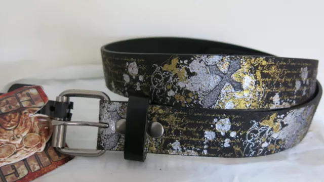 PUGS GEAR  Mens/women's/unisex  Designer Belt  Size 36  Faux Leather