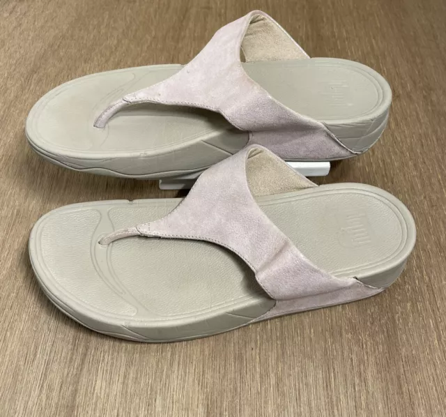 FitFlop  Lulu Shimmer Women's Size 9 US Slip On Thong Sandal 505-137